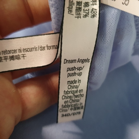 Victoria Secret Bra Dream Angels Push Up Silver - Picture 6 of 6